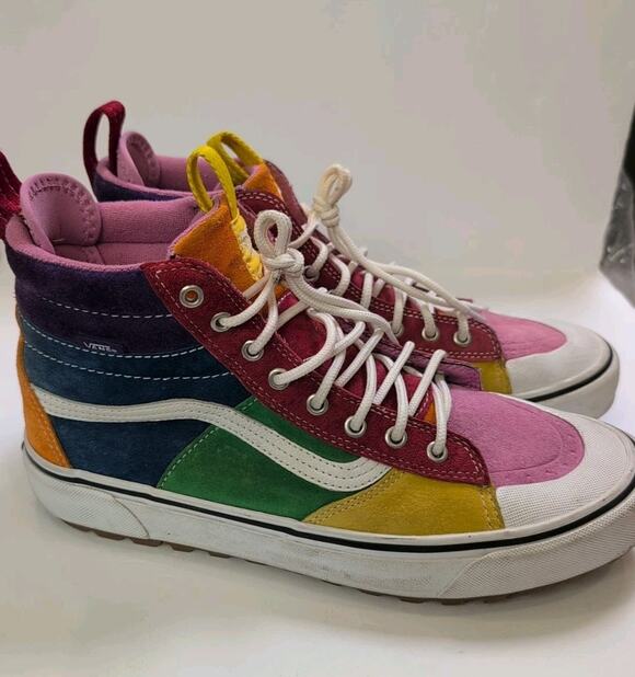 Vans Rainbow Hi Tops Men\'s Size 11 all-weather water-resist Scotchgard main image 7